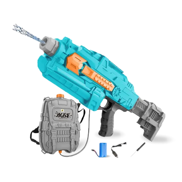 بندقية ماء يعمل بالشحن بالإضافة الى الحقيبة