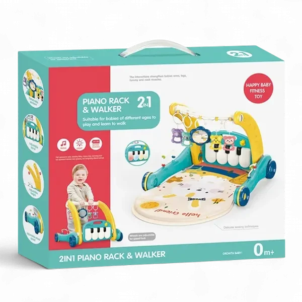 فرشة ومشاية الأطفال مع البيانو