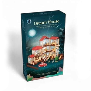 بيت عرائس مع والاضاءة [251 قطعة]